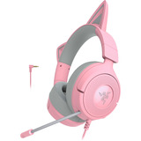 Razer Kraken Kitty V3 X Quartz, Auriculares para gaming rosa/Gris