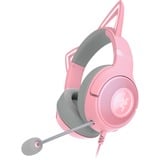 Razer RZ04-04730100-R3M1, Auriculares para gaming rosa neón