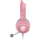 Razer RZ04-04730100-R3M1, Auriculares para gaming rosa neón