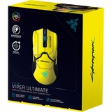 Razer Viper Ultimate ratón Ambidextro Bluetooth Óptico 20000 DPI, Ratones para gaming amarillo/Negro, Ambidextro, Óptico, Bluetooth, 20000 DPI, Amarillo