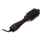 Revlon Cepillo de aire caliente negro/Rosa neón