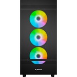 Sharkoon Rebel C50 RGB, Cajas de torre negro