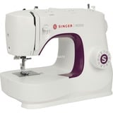Singer M3505 máquina de coser Máquina de coser semiautomática Electromecánica blanco, Blanco, Máquina de coser semiautomática, Costura, 1 paso, palanca, Giratorio, Barra de desplazamiento, Electromecánica