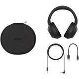 Sony WHULT900NB auricular y casco Auriculares Inalámbrico y alámbrico Diadema Llamadas/Música Bluetooth Negro, Auriculares con micrófono negro, Inalámbrico y alámbrico, 5 - 20000 Hz, Llamadas/Música, 255 g, Auriculares, Negro