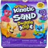 Spin Master Kinetic Sand, conjunto Doggie Dig con herramienta de perrito multiusos sorpresa, 170 g de arena de playa y almacenaje para la arena (los estilos pueden variar), juguetes sensoriales para niños, Juego de arena Kinetic Sand , conjunto Doggie Dig con herramienta de perrito multiusos sorpresa, 170 g de arena de playa y almacenaje para la arena (los estilos pueden variar), juguetes sensoriales para niños, Arena kinética infantil, 5 año(s), Multicolor