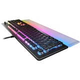 Turtle Beach Vulcan II Max teclado Juego USB QWERTZ Alemán Negro, Teclado para gaming negro/Transparente, Alámbrico, USB, Switch de tecla optomecánico, QWERTZ, LED RGB, Negro