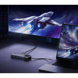 UGREEN 35998 hub de interfaz USB Tipo C 10000 Mbit/s, Estación de acoplamiento plateado, USB Tipo C, HDMI, USB 3.2 Gen 1 (3.1 Gen 1) Type-A, USB Tipo C, 10000 Mbit/s, 100 W, 4K Ultra HD