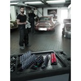 Wera Barra magnética para dados A Deep 1 Juego de dados para llave de vaso 1/4", Llave de tubo negro/Verde