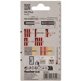 fischer Taco SX Plus 6x50 K, Pasador gris claro