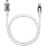 goobay Cable Ethernet USB-C 3.2 Gen2 conector > conector RJ-45, Adaptador de red blanco