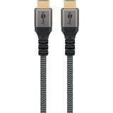 goobay Cable HDMI Plus Ultra de alta velocidad, 8K @ 60Hz gris