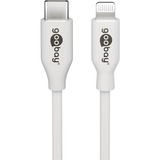 goobay Set de carga Apple Lightning / USB-C PD 30 vatios, Cargador blanco