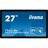 iiyama ProLite TF2738MSC-B2 pantalla para PC 68,6 cm (27") 1920 x 1080 Pixeles Full HD LED Pantalla táctil Multi-usuario Negro, Monitor LED negro, 68,6 cm (27"), 1920 x 1080 Pixeles, Full HD, LED, 5 ms, Negro