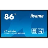 iiyama TE8612MIS-B3AG, Pantalla de gran formato negro (mate)