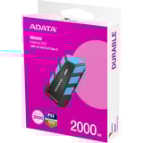 ADATA SSD externa SD820 2 TB, Unidad de estado sólido negro/Azul