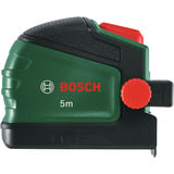 Bosch Cinta métrica 5m + clip para lápiz verde/Negro