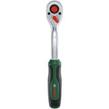 Bosch Juego de carraca de 1/2" con llaves de vaso, 25 piezas, Llave de tubo verde