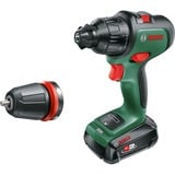 Bosch Taladro atornillador percutor a batería AdvancedImpact 18, Taladro/destornillador verde/Negro