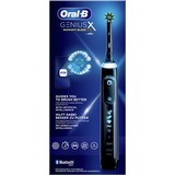 Braun Genius X Adulto Cepillo de dientes oscilante Negro, Cepillo de dientes eléctrico negro, Adulto, Cepillo de dientes oscilante, Cuidados diarios, Cuidado de las encías, Sensible, Blanqueador, Negro, 2 min, Negro