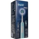 Braun Pro 1 Cross Action Adulto Cepillo dental giratorio Azul, Blanco, Cepillo de dientes eléctrico azul, Adulto, Cepillo dental giratorio, Cuidados diarios, Sensible, Blanqueador, Azul, Blanco, 2 min, Azul