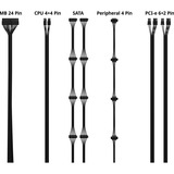 Cooler Master MWE Bronze 750 V3 230V, Fuente de alimentación de PC negro
