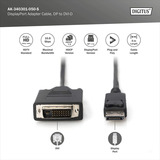 Digitus AK-340301-050-S, Adaptador negro