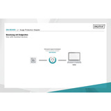 Digitus Adaptador de protección contra sobretensiones blanco