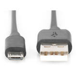 Digitus Cable de conexión USB 2.0 USB-A (enchufe) > Micro-USB (enchufe) negro