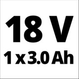 EINHELL Ebrancheur et taille-haie sans fil sur batterie GE-HC 18 Li T Set Power X-Change (lithium ion, 18 V, télescopique, scie à chaîne de 170 mm, taille-haie de 400 mm y compris batterie de 3.0 Ah et chargeur) rojo, 18 V, télescopique, scie à chaîne de 170 mm, taille-haie de 400 mm y compris batterie de 3.0 Ah et chargeur)