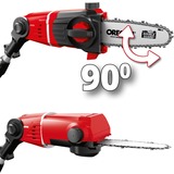 EINHELL Ebrancheur et taille-haie sans fil sur batterie GE-HC 18 Li T Set Power X-Change (lithium ion, 18 V, télescopique, scie à chaîne de 170 mm, taille-haie de 400 mm y compris batterie de 3.0 Ah et chargeur) rojo, 18 V, télescopique, scie à chaîne de 170 mm, taille-haie de 400 mm y compris batterie de 3.0 Ah et chargeur)