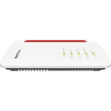 FRITZ! FRITZ!Box 4690, Router Box 4690, Wi-Fi 7 (802.11be), Doble banda (2,4 GHz / 5 GHz), Ethernet, Rojo, Blanco, Router de sobremesa