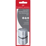 Faber-Castell 48253 sacapuntas Sacapuntas manual Negro, Plata plateado, Sacapuntas manual, Negro, Plata, Acero, Ampolla