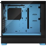 Fractal Design Pop Air Torre Negro, Cian, Cajas de torre negro/Celeste, Torre, PC, Negro, Cian, ATX, micro ATX, Mini-ITX, Acero, Vidrio templado, Multi