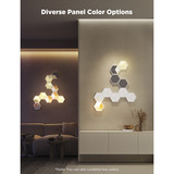 Govee Paneles de luz hexagonales Glide Ultra paquete de 7, Luz de LED gris