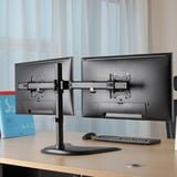 HAGOR 8708 soporte para monitor 68,6 cm (27") Negro Escritorio, Soporte de monitor negro, 10 kg, 38,1 cm (15"), 68,6 cm (27"), 100 x 100 mm, Ajustes de altura, Negro