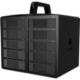 ICY BOX IB-3710-CU31, Caja de unidades negro