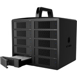 ICY BOX IB-3710-CU31, Caja de unidades negro