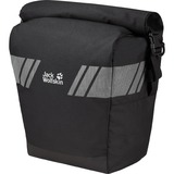 Jack Wolfskin 2010561_6699_OS, Cesta/bolsa de la bicicleta negro