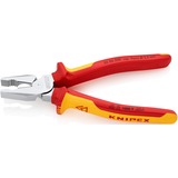 KNIPEX 02 06 200 Alicates de electricista alicate, Alicates combi Alicates de electricista, 2,5 cm, Acero, De plástico, Rojo/naranja, 20 cm