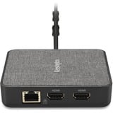 Kensington Replicador de puertos portátil USB4 MD120U4, Estación de acoplamiento Alámbrico, USB4, 100 W, 1000,2500,10,100 Mbit/s, Negro, 10 Gbit/s