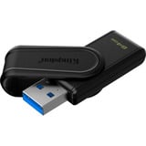 Kingston DTXS/64GB, Lápiz USB negro