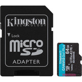 Kingston SDCG4/64GB, Tarjeta de memoria negro
