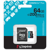 Kingston SDCG4/64GB, Tarjeta de memoria negro