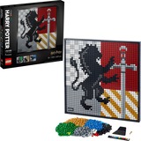 LEGO ART 31201 Harry Potter Hogwarts Crests, Manualidades para Adultos, Juegos de construcción Manualidades para Adultos, Juego de construcción, 18 año(s), Plástico, 4249 pieza(s), 1,79 kg