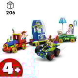 LEGO Tren de Celebración de Toy Story y Coche RC, Juegos de construcción Juego de construcción, 4 año(s), Plástico, 206 pieza(s), 526 g