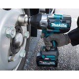 Makita Atornillador de impacto a batería TW001GZ XGT, 40 Voltios, Tornillo de percusión azul/Negro