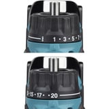 Makita Taladro atornillador a batería con sistema de cabezal intercambiable DDF491ZJ01, 18 Voltios, Taladro/destornillador azul/Negro