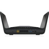 Netgear Nighthawk Tri-Band AX8 8-Stream AX6600 WiFi 6 Router (RAX70) router inalámbrico Gigabit Ethernet Tribanda (2,4 GHz/5 GHz/5 GHz) Negro negro, Wi-Fi 6 (802.11ax), Tribanda (2,4 GHz/5 GHz/5 GHz), Ethernet, Negro, Router de sobremesa