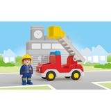 PLAYMOBIL Junior: Vehículo escalera de bomberos, Juegos de construcción 