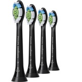 Philips Paquete de 4 cabezales de cepillado sónicos estándar, Cabezal de cepillo negro, 4 pieza(s), Negro, Medio